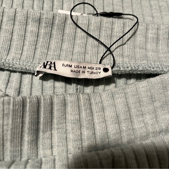 Zara green midi skirt size M NWT - Picture 8 of 8